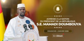 Adresse à la nation: “L’année 2026 sera celle du travail et de l’unité”, dit Mamadi Doumbouya