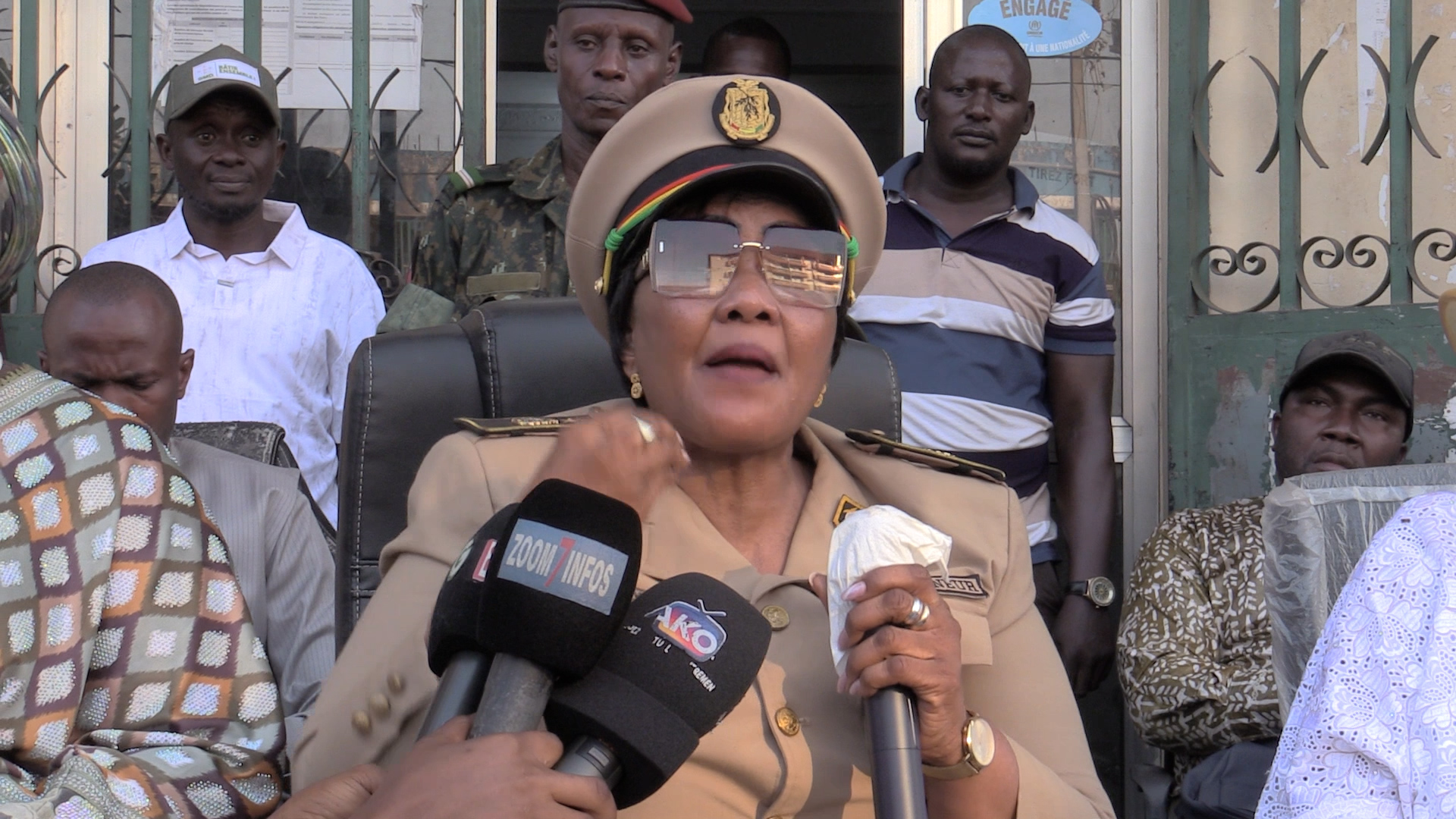 Dixinn : la gouverneure de Conakry dénonce les occupations anarchiques.